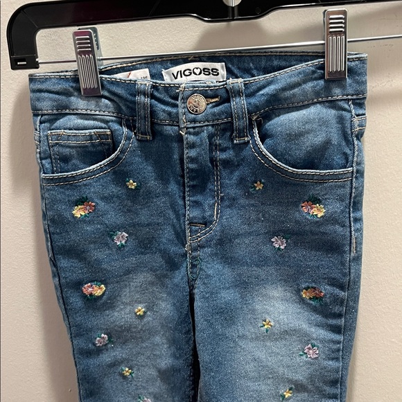 Zunie Blue Denim Jeans with Embroidery - Picture 6 of 8